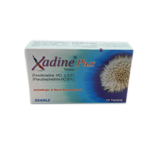Picture of Xadine Plus 60mg Tab 1x10s
